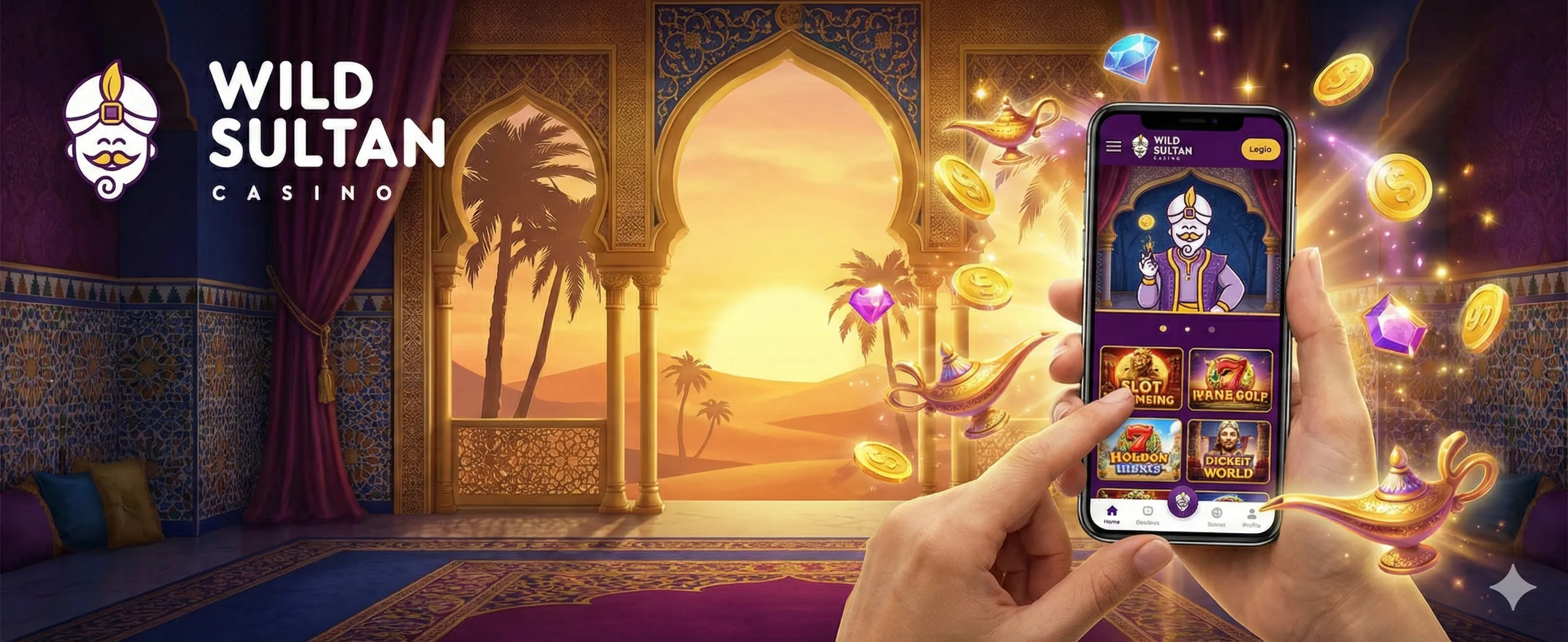 Wild Sultan casino application